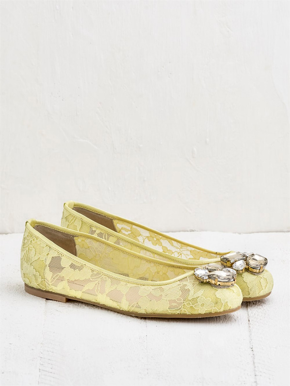 Sarı kadın ayakkabı - Elle Shoes