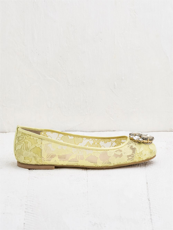 Sarı kadın ayakkabı - Elle Shoes