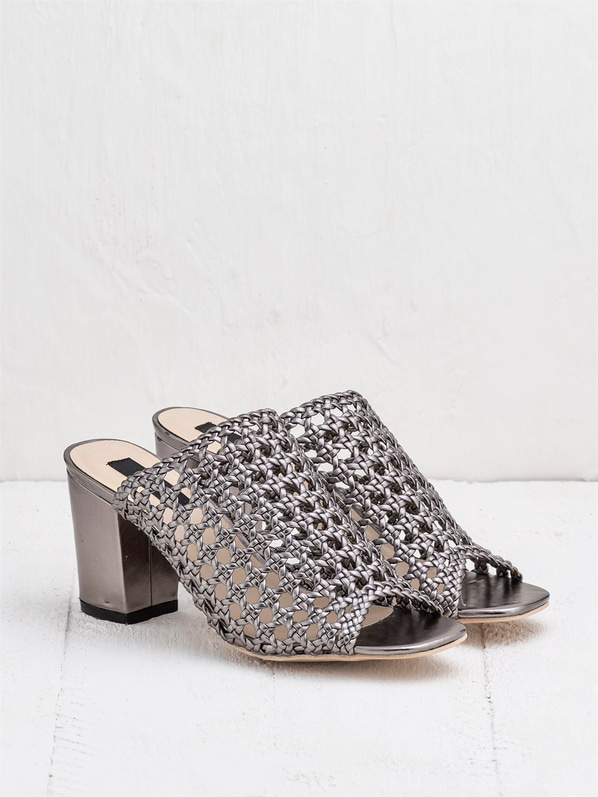 Kurşun kadın terlik - Elle Shoes