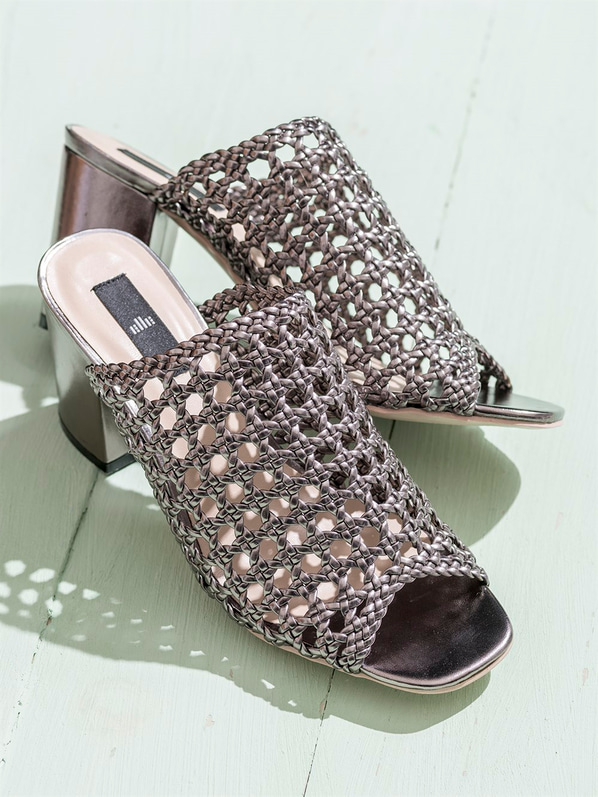 Kurşun kadın terlik - Elle Shoes