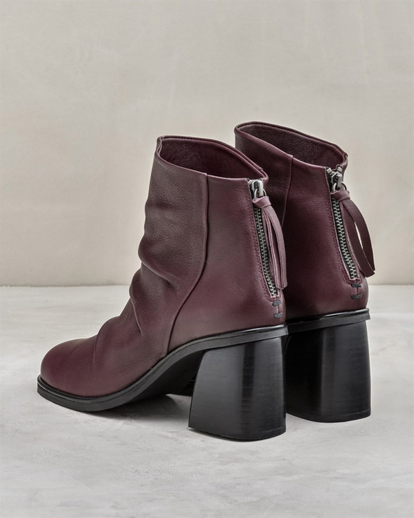 Bordo kadın bot - Elle Shoes
