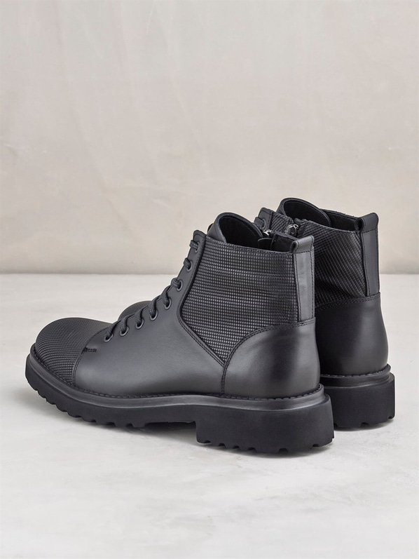 Siyah erkek bot - Elle Shoes