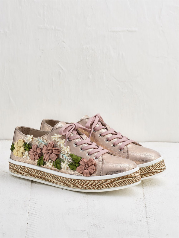 Pudra kadın ayakkabı - Elle Shoes
