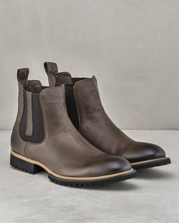Kahve erkek bot - Elle Shoes
