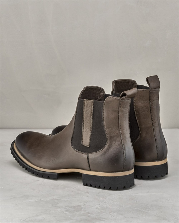 Kahve erkek bot - Elle Shoes