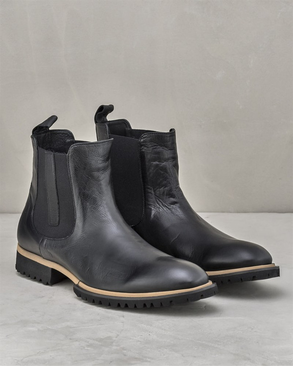 Siyah erkek bot - Elle Shoes