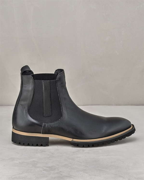 Siyah erkek bot - Elle Shoes