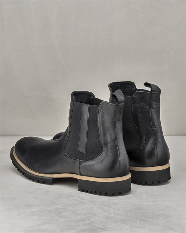 Siyah erkek bot - Elle Shoes
