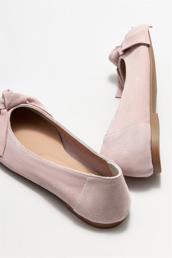 Pembe deri kadın babet - Elle Shoes