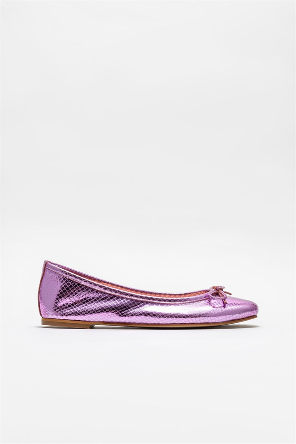 Pembe deri kadın babet - Elle Shoes