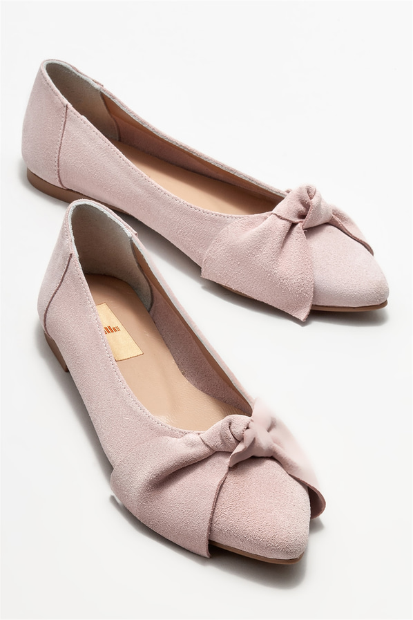 Pembe deri kadın babet - Elle Shoes