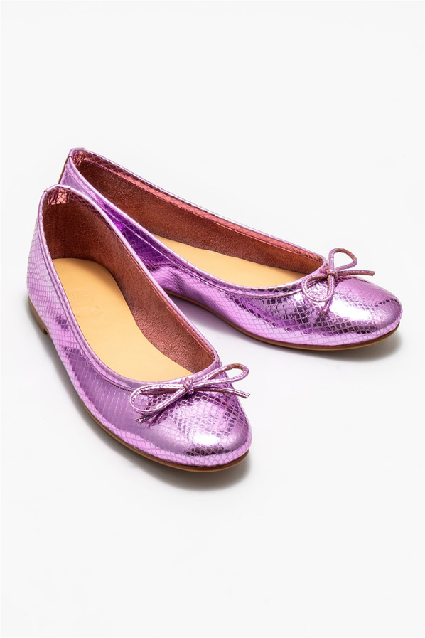 Pembe deri kadın babet - Elle Shoes