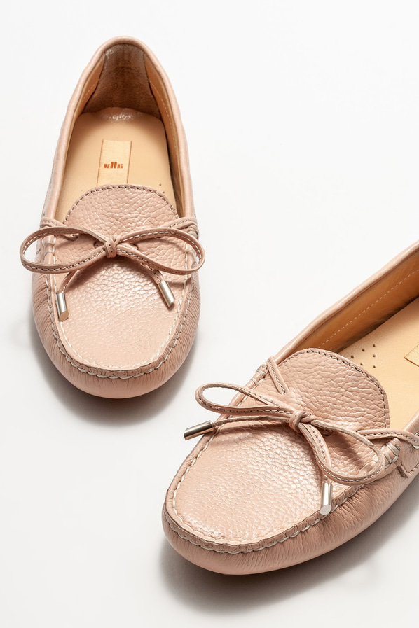 Pembe deri kadın loafer - Elle Shoes