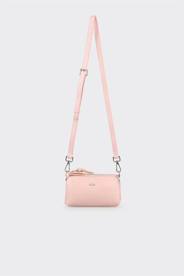 Pembe kadın çapraz çanta, rahat kullanım için - Elle Shoes