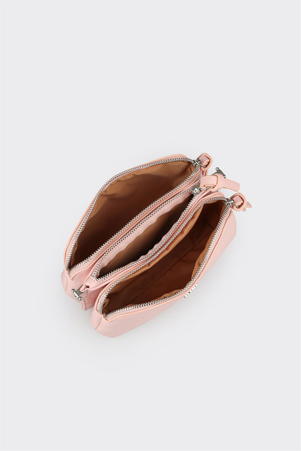 Pembe kadın çapraz çanta, rahat kullanım için - Elle Shoes