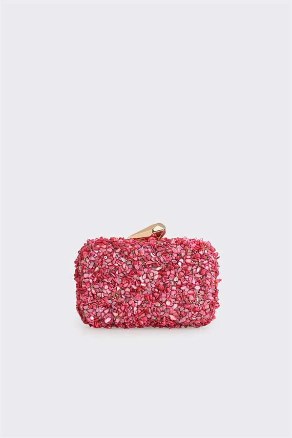 Pembe Kadın Küçük El Çantası