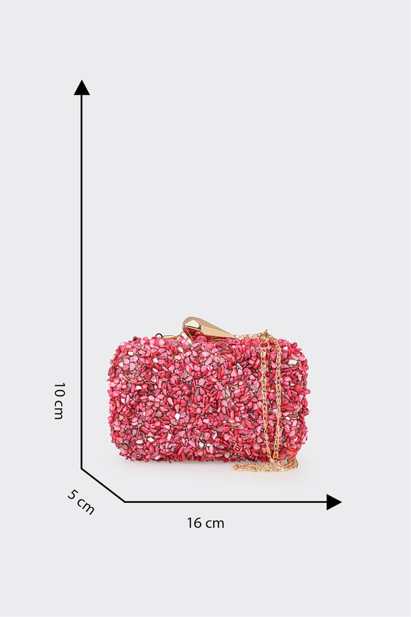 Pembe Kadın Küçük El Çantası