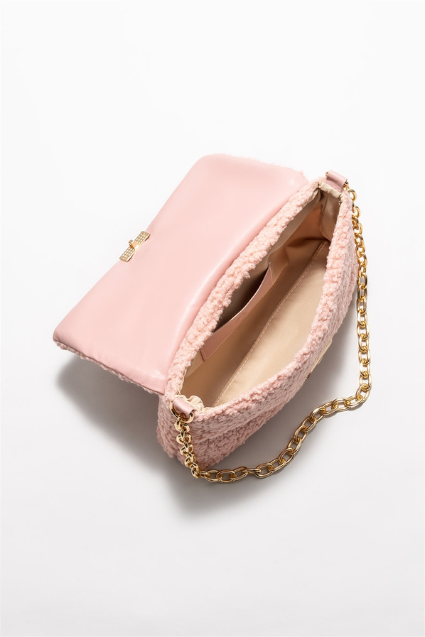Pembe kadın omuz çantası - Elle Shoes