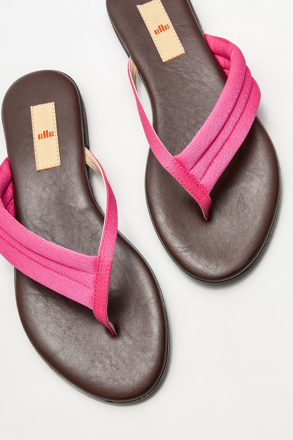 Pembe kadın terlik - Elle Shoes