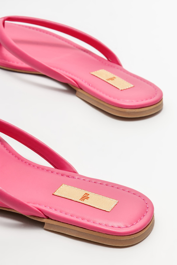 Pembe kadın terlik - Elle Shoes