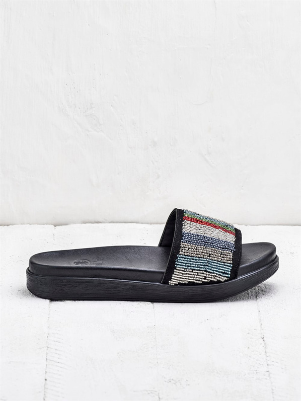 Siyah kadın terlik - Elle Shoes