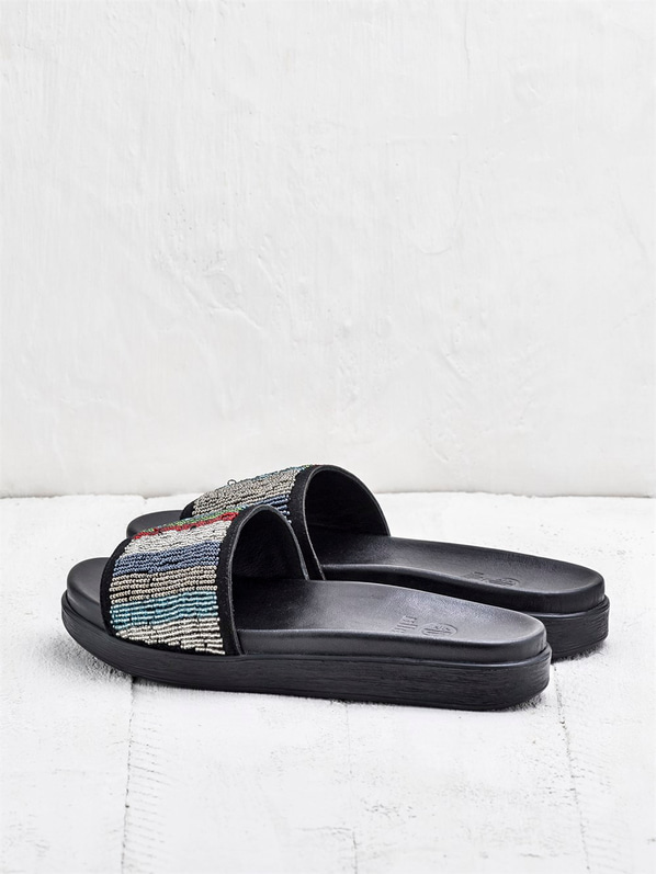 Siyah kadın terlik - Elle Shoes