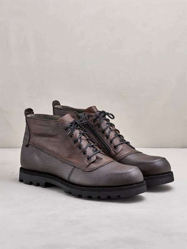 Kahve erkek bot - Elle Shoes