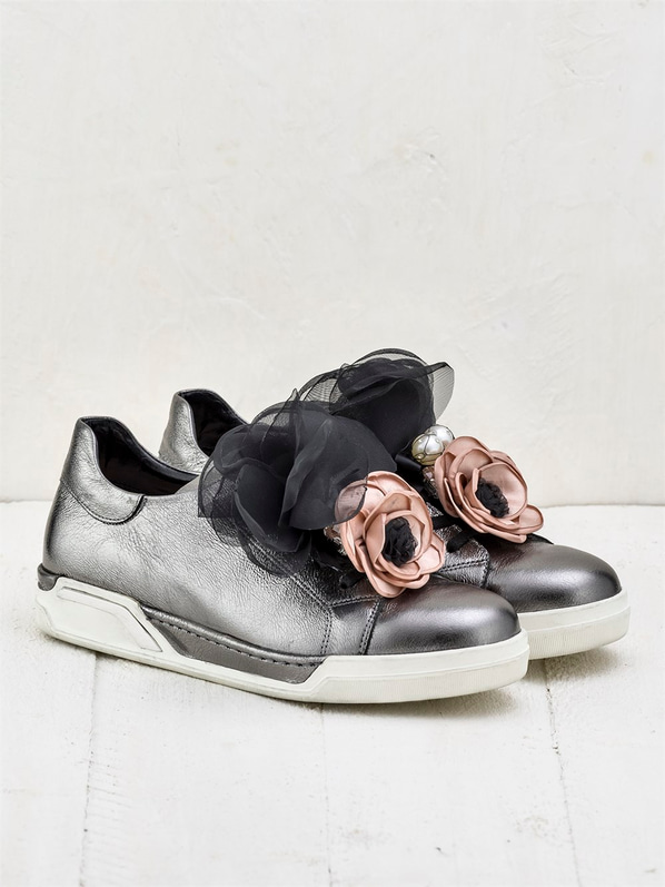 Kurşun kadın ayakkabı - Elle Shoes