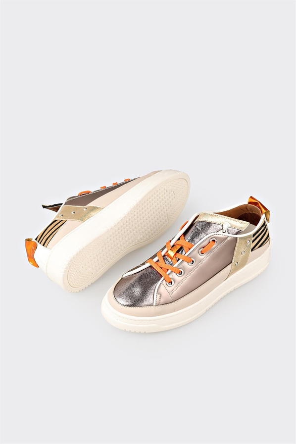 Platin kadın sneaker - Elle Shoes