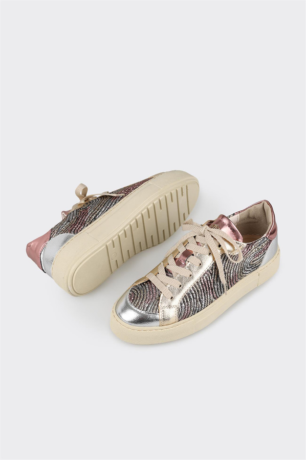 Pudra kadın sneaker - Elle Shoes