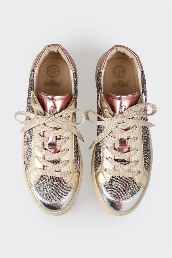 Pudra kadın sneaker - Elle Shoes