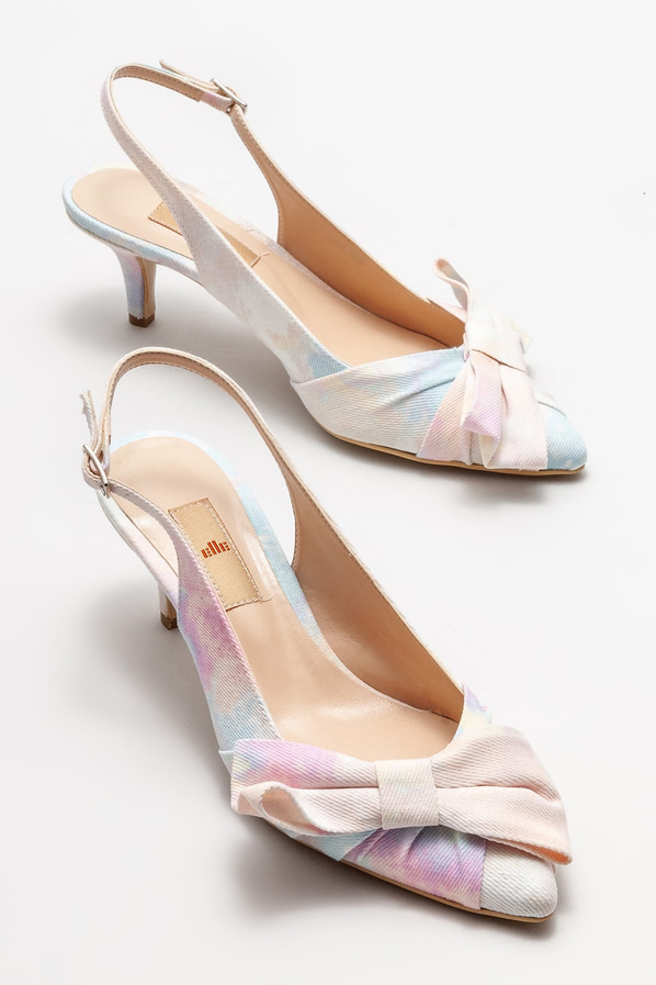 Pudra topuklu kadın ayakkabı - Elle Shoes