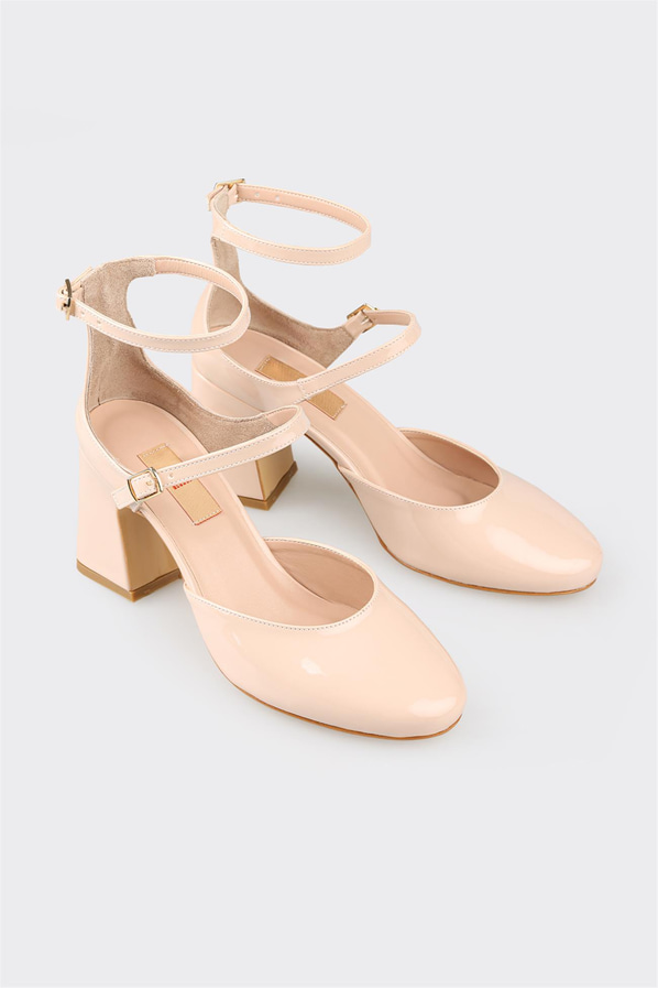 Pudra topuklu kadın ayakkabı - Elle Shoes