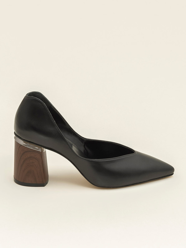 Siyah kadın stiletto - Elle Shoes