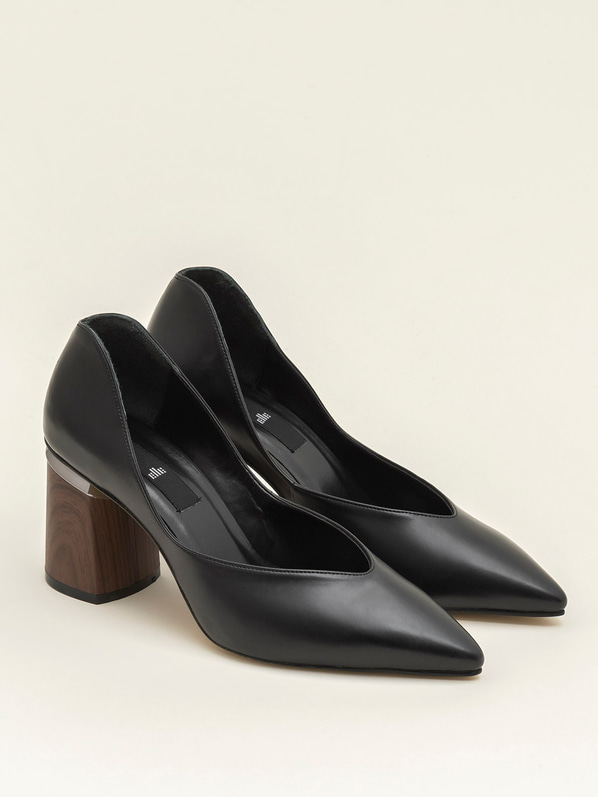 Siyah kadın stiletto - Elle Shoes