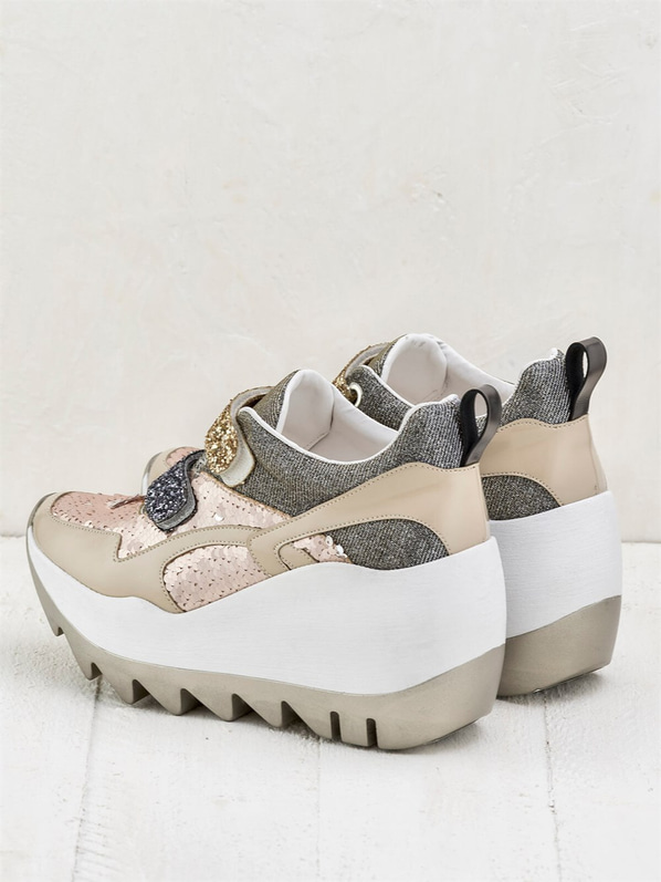 Bej kadın ayakkabı - Elle Shoes