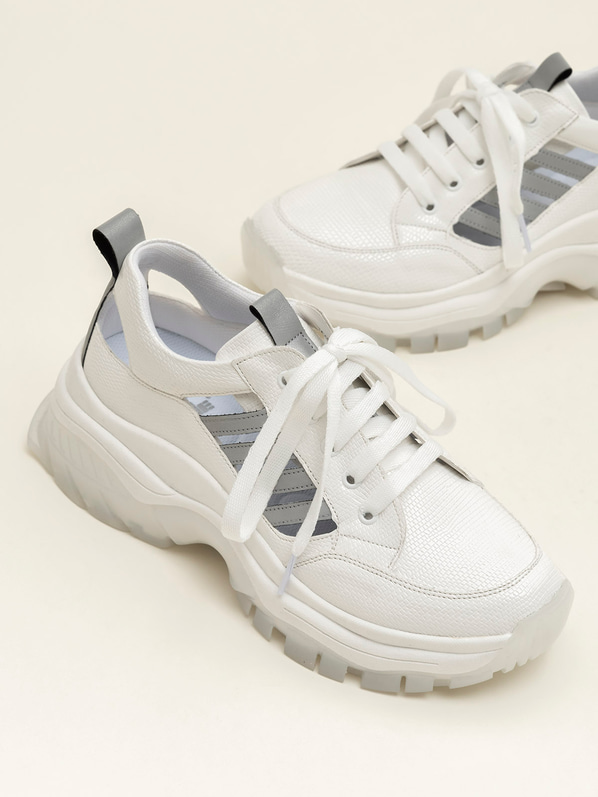 Rekha-1 Kadin Sneaker BEYAZ KOMBIN