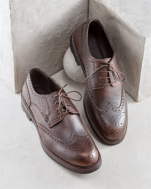 Kahve erkek ayakkabı - Elle Shoes