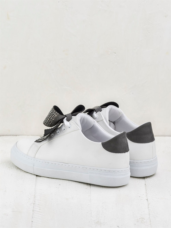 Beyaz gri kadın ayakkabı - Elle Shoes