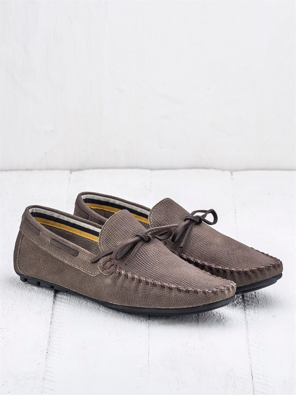 Vizon deri erkek loafer - Elle Shoes
