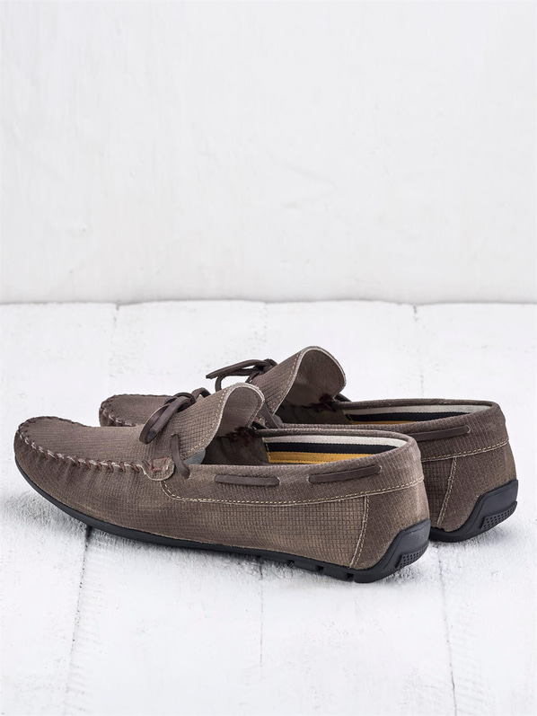 Vizon deri erkek loafer - Elle Shoes