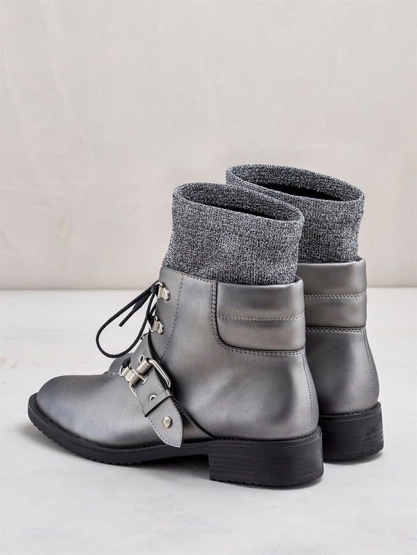 Kurşun kadın bot - Elle Shoes