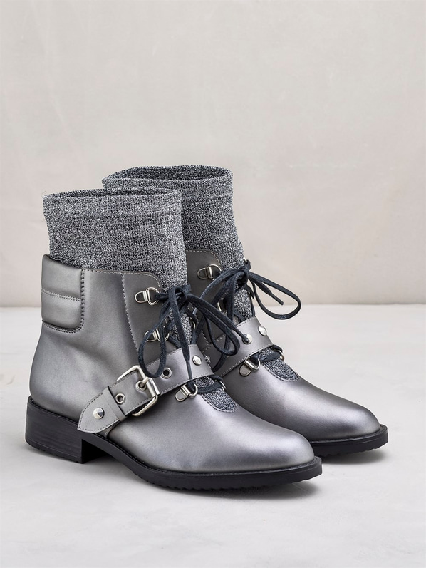 Kurşun kadın bot - Elle Shoes