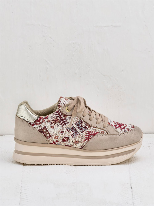 Bej kadın ayakkabı - Elle Shoes
