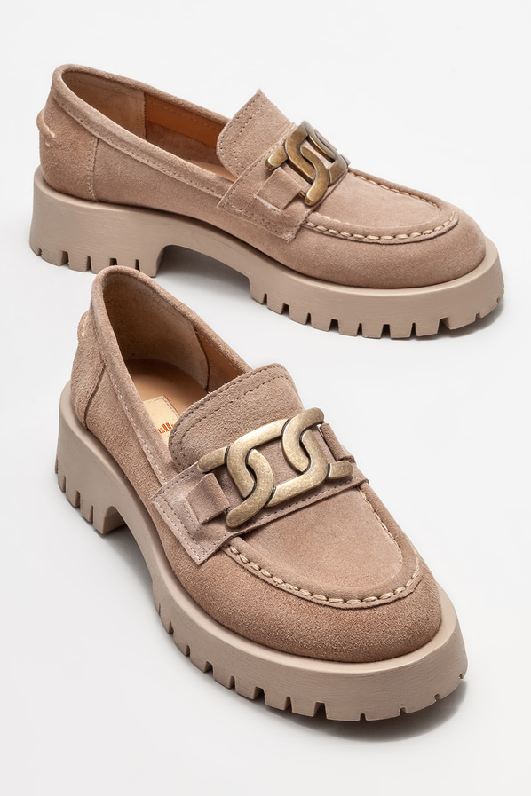 Deri kadın loafer - Elle Shoes