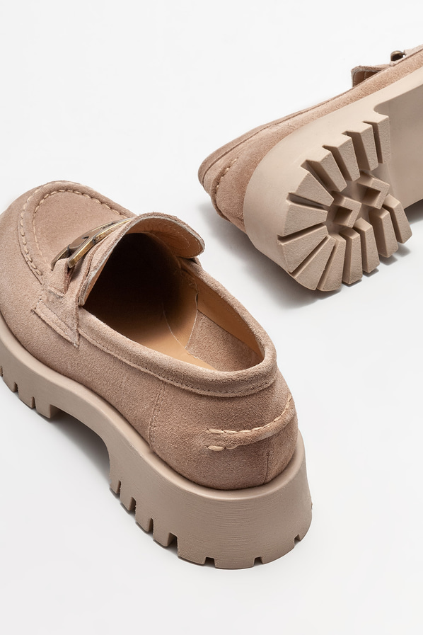 Deri kadın loafer - Elle Shoes
