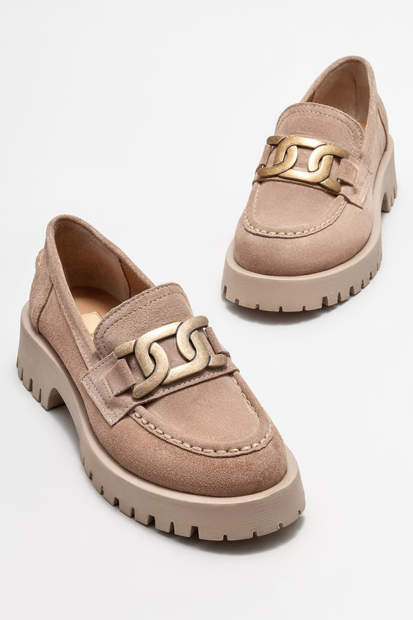 Deri kadın loafer - Elle Shoes