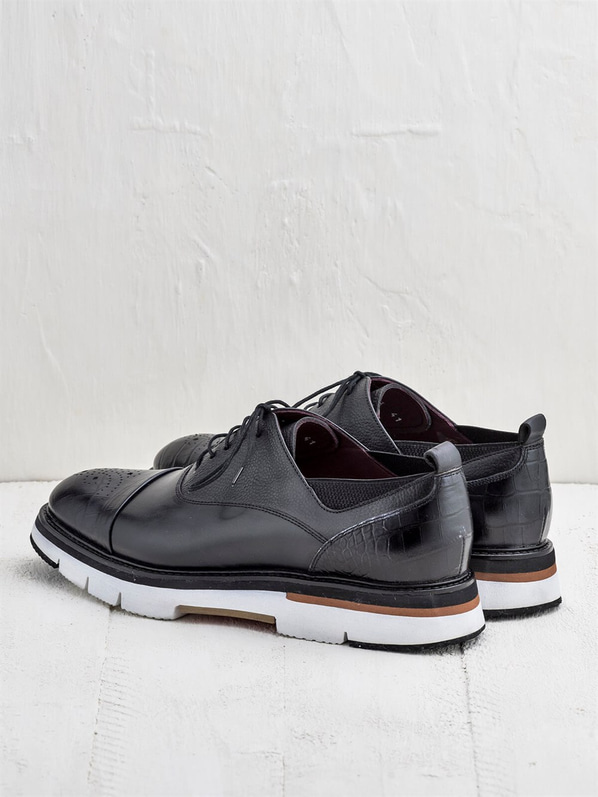 Antrasit erkek ayakkabı - Elle Shoes