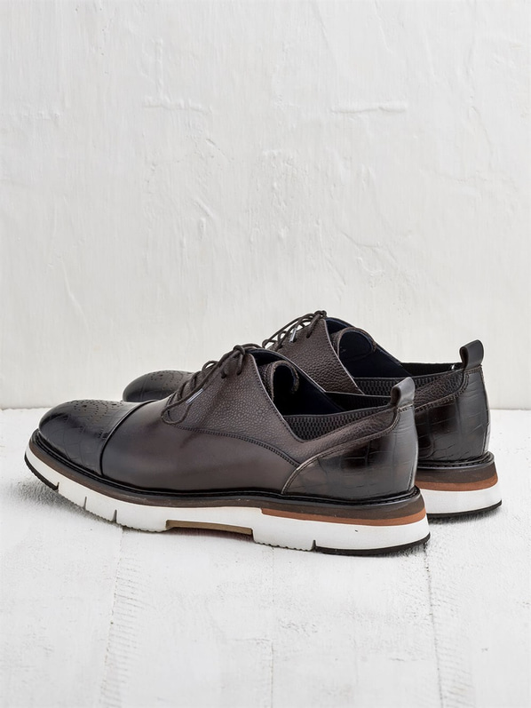 Kahve erkek ayakkabı - Elle Shoes