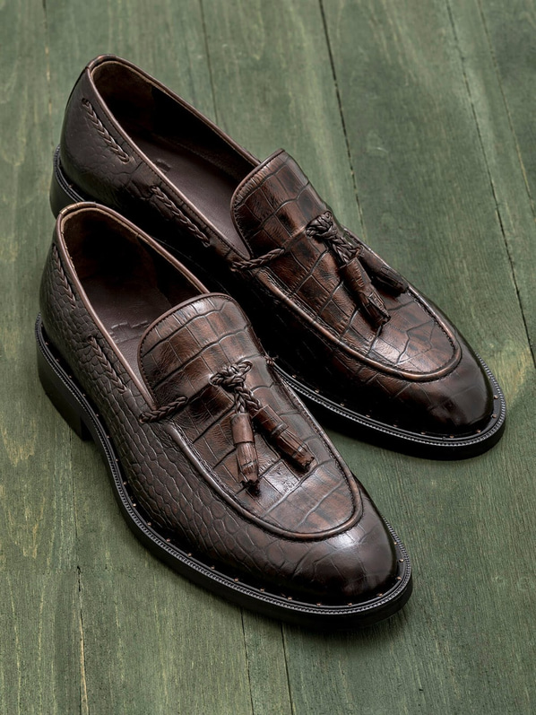 Kahve erkek ayakkabı - Elle Shoes